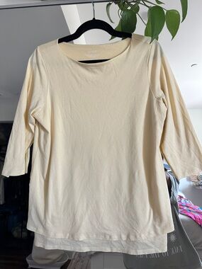 Purejill Boat-neck layered Tunic size M